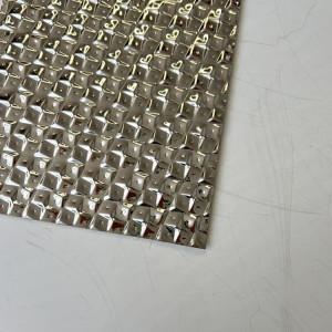 Silver Mirror Stamped 201 Stainless Steel Sheet