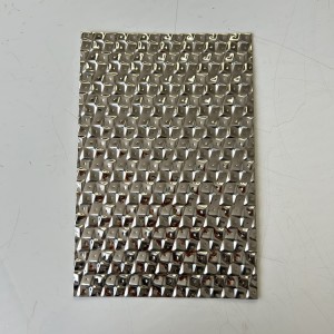 Silver Mirror Stamped 201 Stainless Steel Sheet
