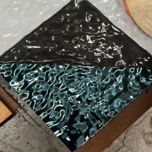 304 PVD Color Water Ripple Stainless Steel Sheet (Black, Blue, Green, Purple)