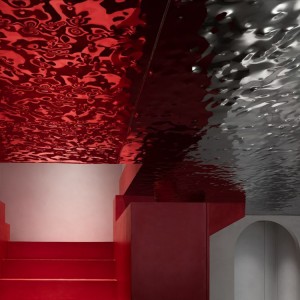 PVD Red Mirror Stamped Water Ripple Stamped Stainless Steel Sheet