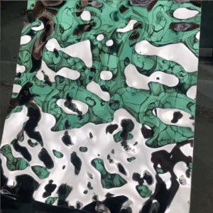 PVD Color Water Ripple Stainless Steel Panel