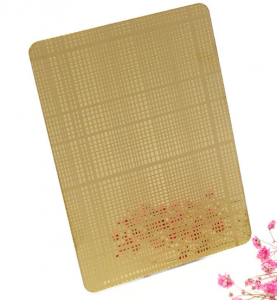 Luxury Gold Mirror Etched Stainless Steel Lift Cabin Decor Panel