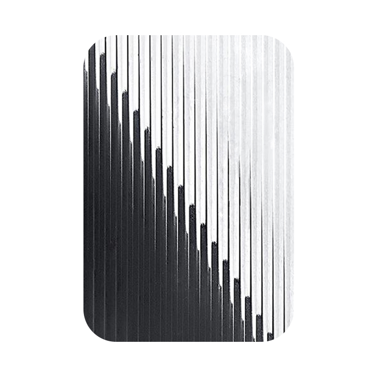 201 Grade Stripes BA Embossed Stainless Steel Sheet
