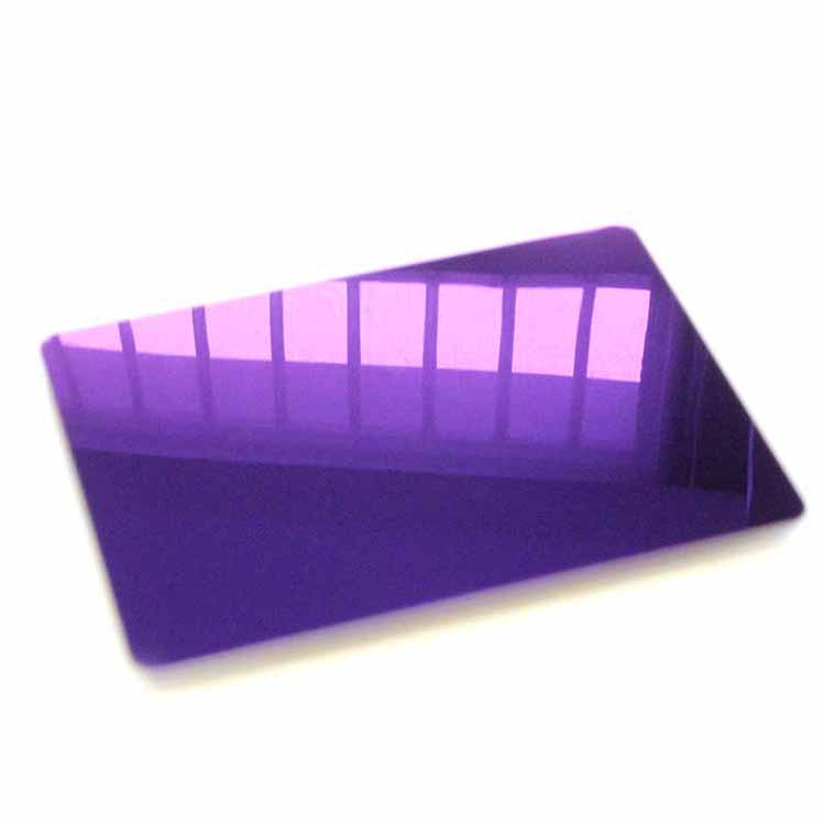 Violet Mirror Metal Sheet Stainless Steel Plate