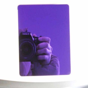 PVD Violet Mirror Finished Stainless Steel Sheet Metal Plate