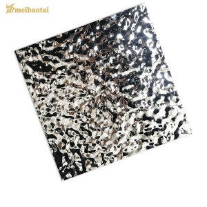 SS304 201 Mirror Water Ripple Sheet Decoration Ceiling ,Hotel