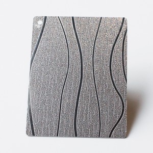 Embossed Wicker Wood Grain Pattern Stainless Steel Sheet